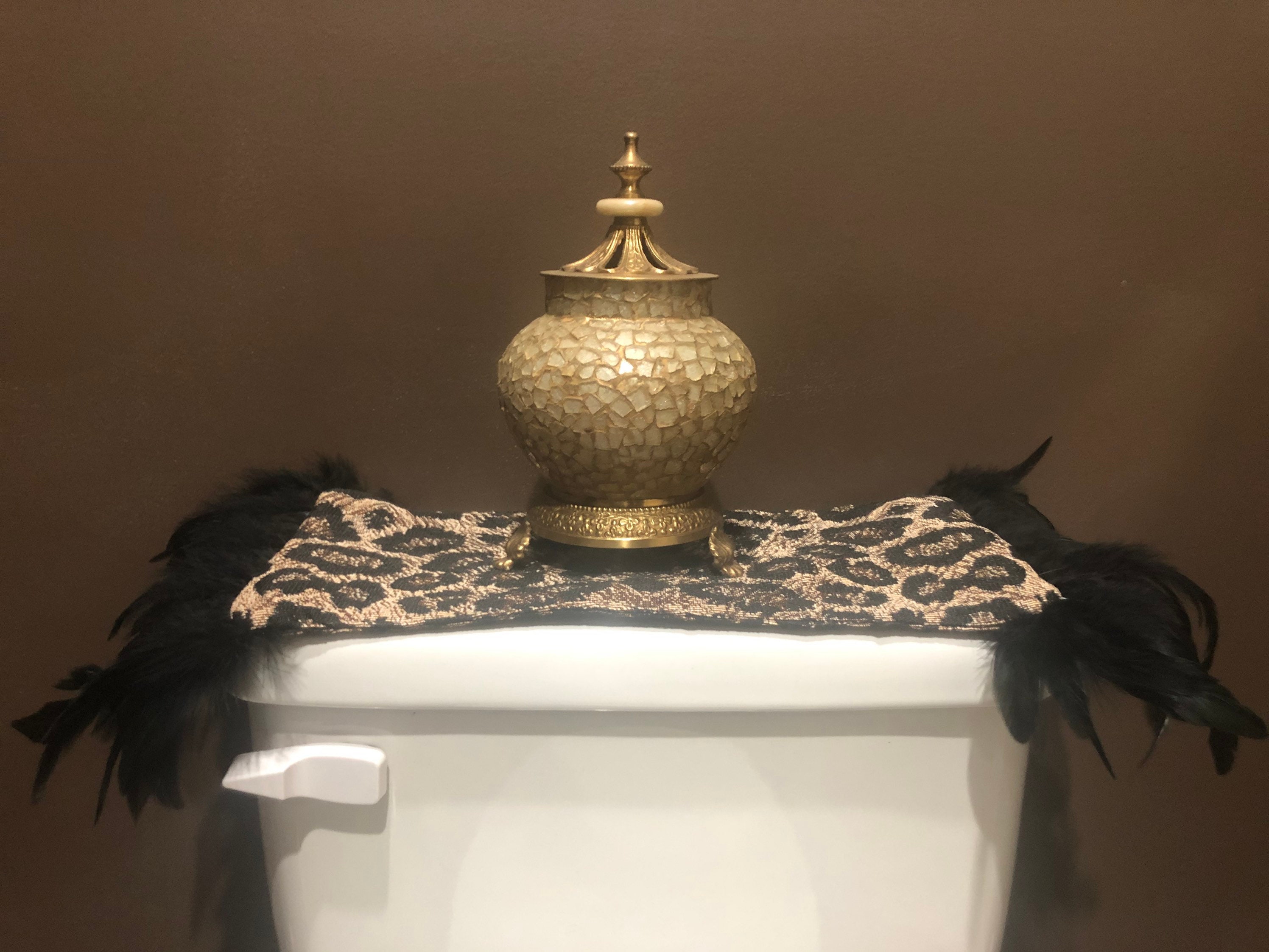 Toilet tank Runner/Toilet tank Topper/Bathroom decor/Table Etsy