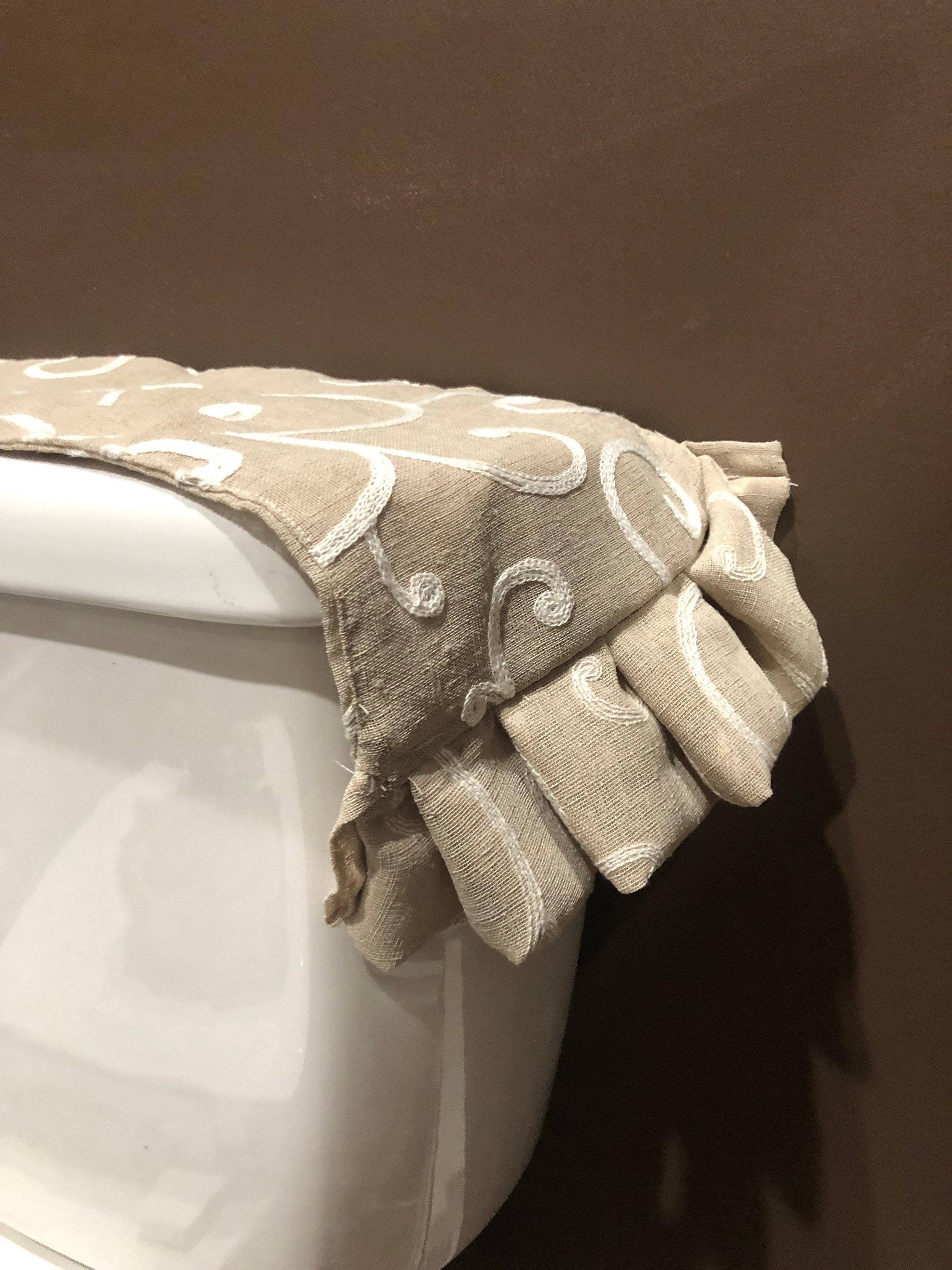 Toilet tank Runner/Toilet tank Topper/Bathroom decor/Table Etsy