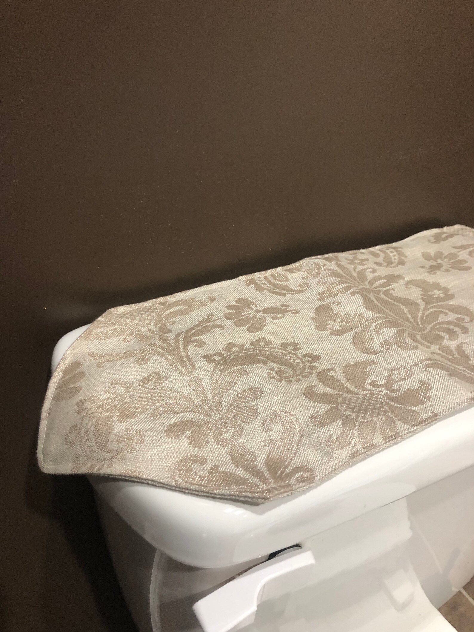 Toilet tank Runner/Toilet tank Topper/Bathroom decor/Table Etsy