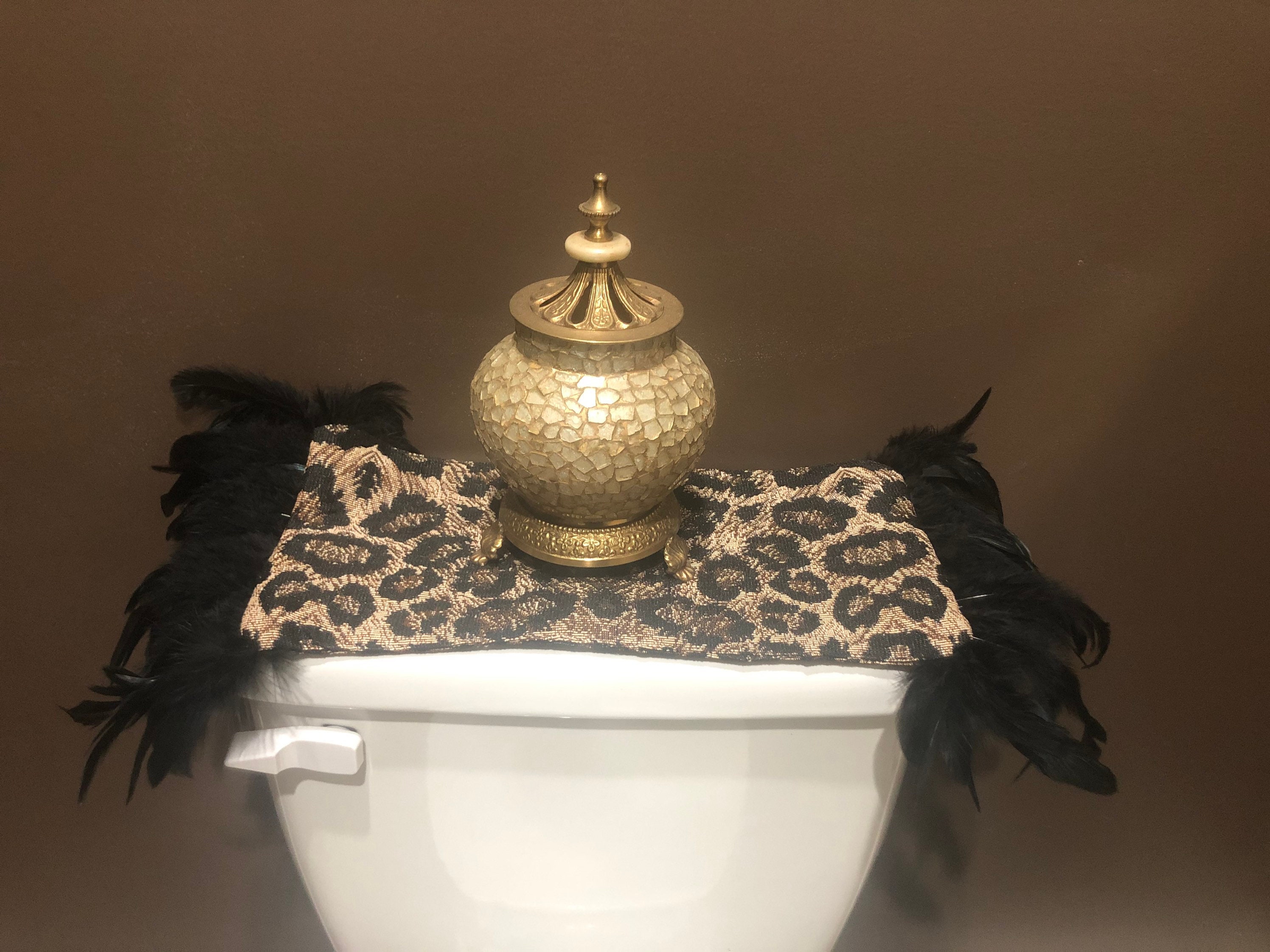 Toilet tank Runner/Toilet tank Topper/Bathroom decor/Table Etsy
