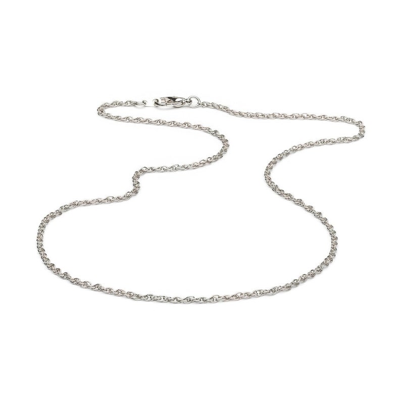 Silver Plated 18 inch Fancy Pendant Chain Necklace