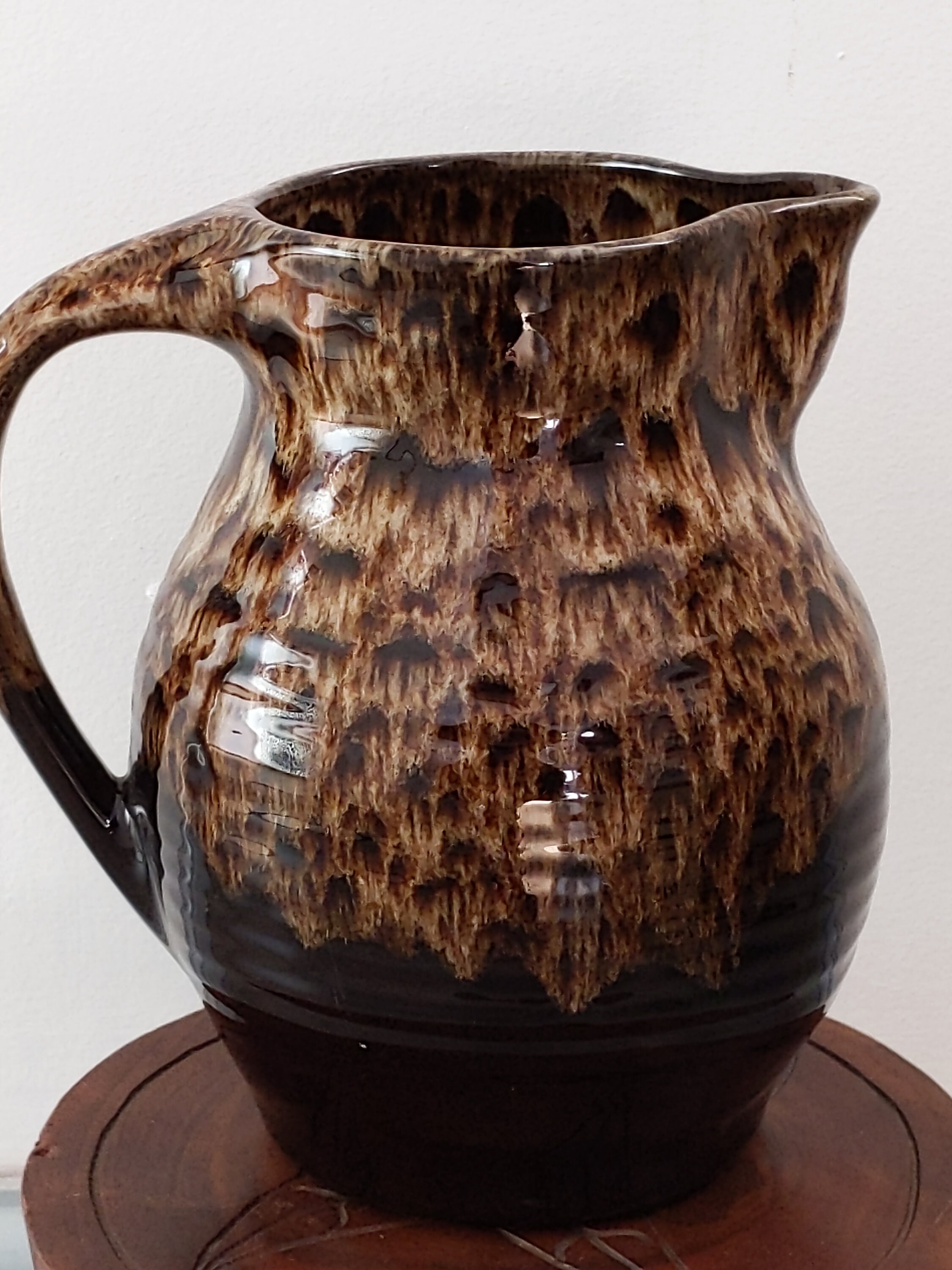 Studio pottery jug 21 cm.tall Etsy