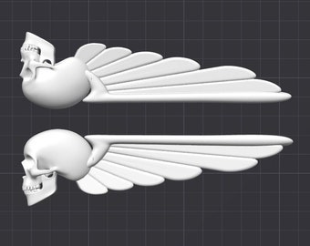 Skull & Wings Digital File