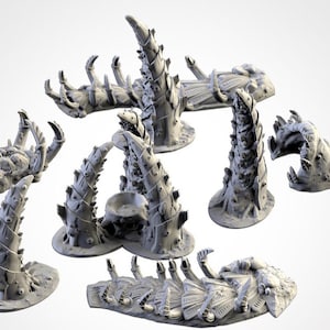 Sci-Fi Terrain | Alien Spires | 40k 28mm Tabletop Wargames