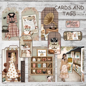 Cozy Autumn Junk Journal, Digital Kit, Instant Download, Srap Book ...