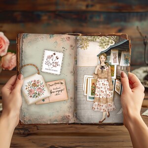 Cozy Autumn Junk Journal, Digital Kit, Instant Download, Srap Book ...