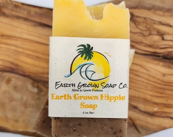 Handmade Orange Patchouli Vegan Soap Bar, Essential Oil Soap