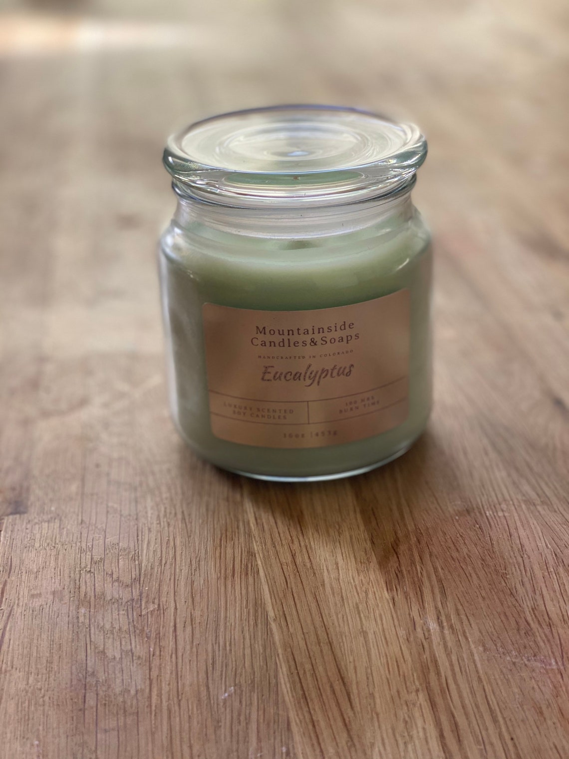 Eucalyptus Scented Candle Etsy