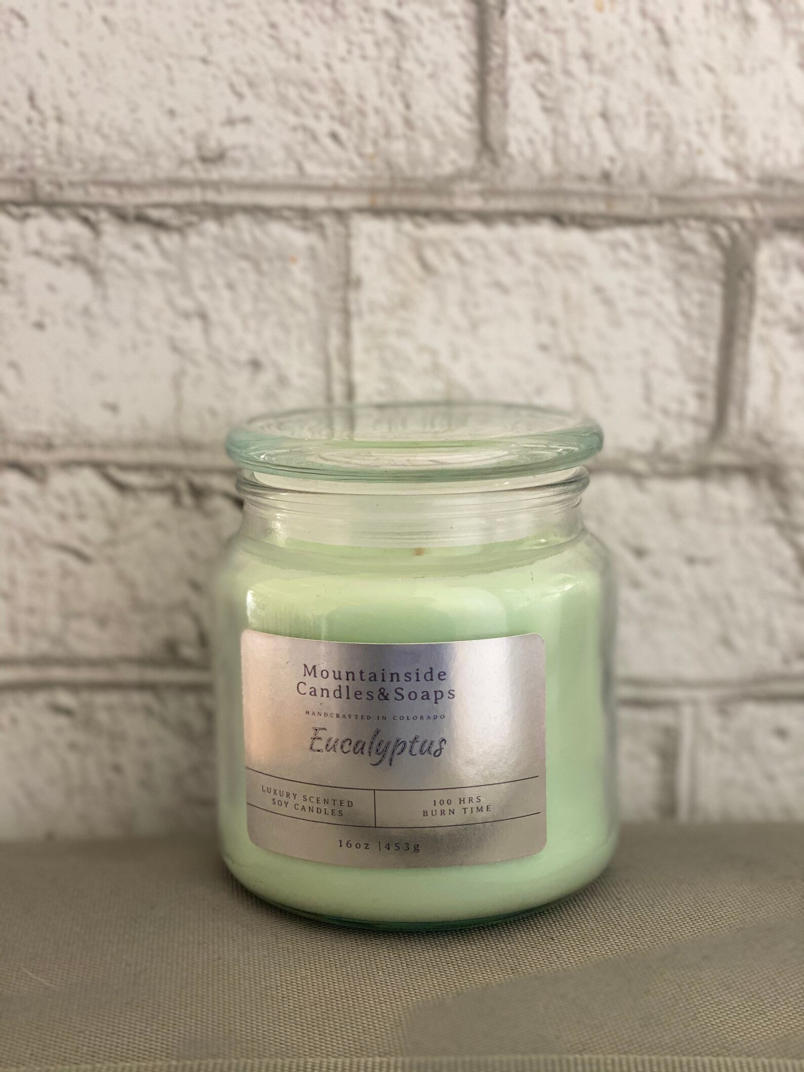 Eucalyptus Scented Candle Etsy