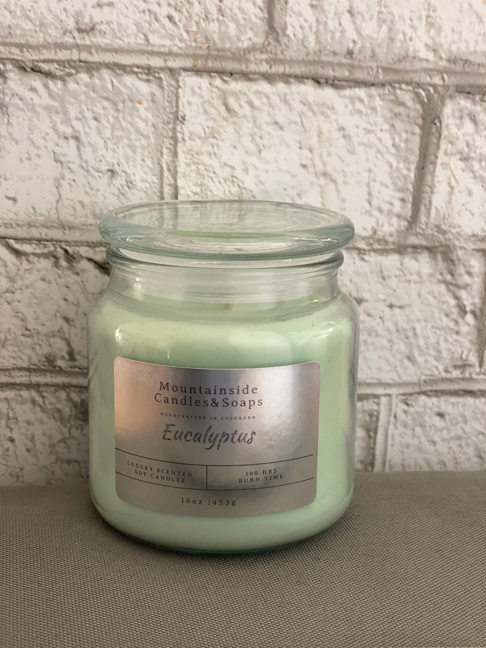 Eucalyptus Scented Candle Etsy