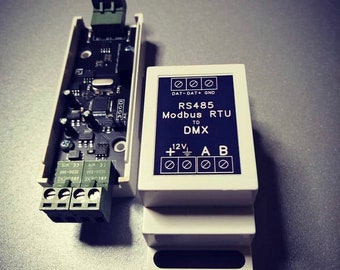 DMX- output controller  rs485 controlled
