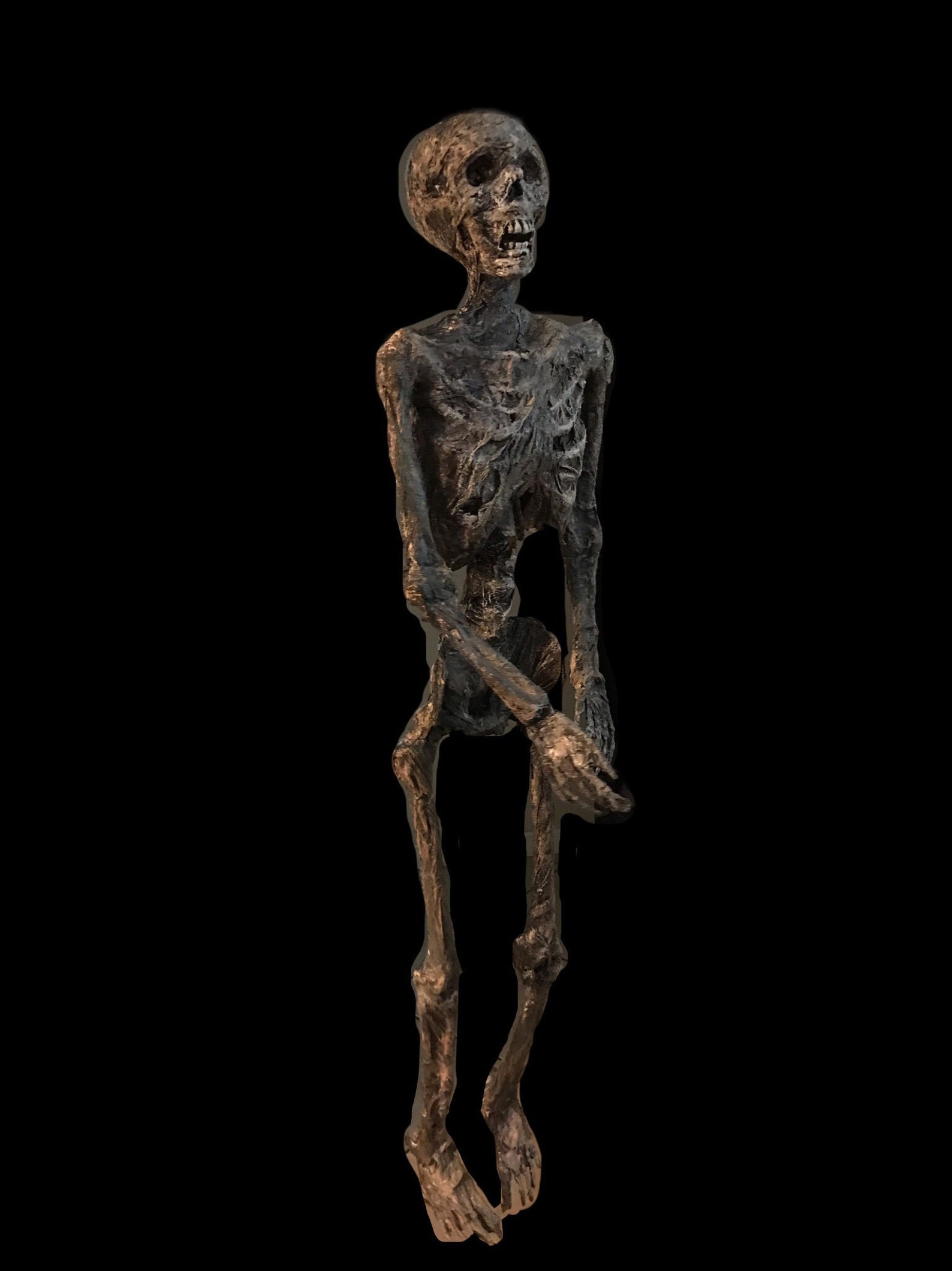 5ft Corpse Prop Latex Wrapped Skeleton Display - Etsy