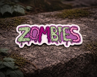 Pastel Zombie Sticker