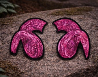 Pink Horns Fridge Magnet