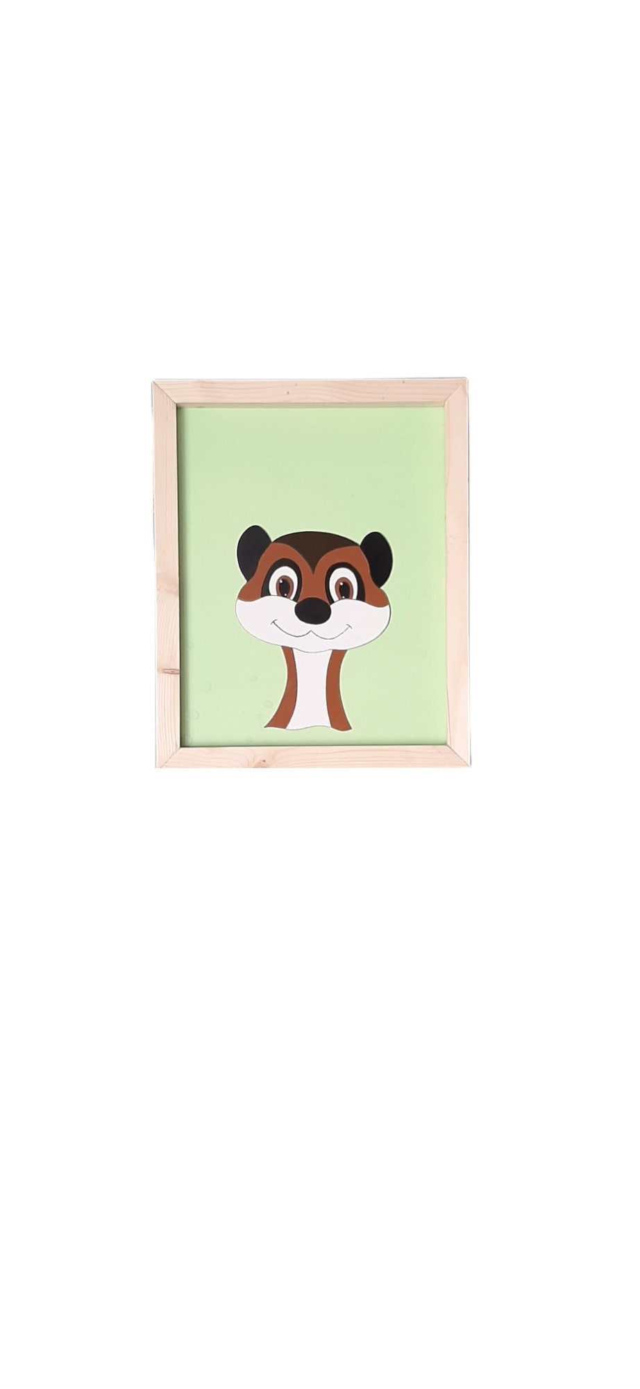 Décoration Murale Chambre Enfant, Cadeau Naissance, Tableau Animaux Enfants Personnalisé