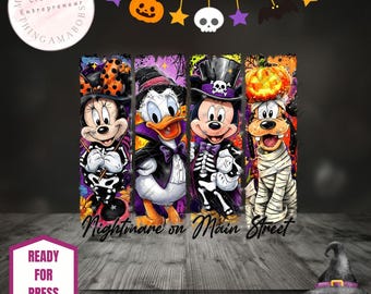 Brushstroke Halloween Disney | Disney Halloween | MNSSHP | Ready to Press | Halloween DTF