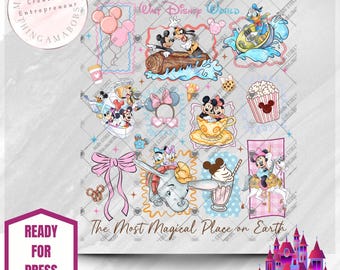 Magical Theme Park Vacation DTF Transfer, Family Trip Shirt Design, Ready to Press Transfer, Most Magical Place,