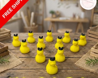 Mini Cruise Ducks for Duck Hiding | 3D Printed Disney Cruise Ducks | Pixie Dust Surprise | Cruise Duck Game | 1.5” Ducks | Fish Extender