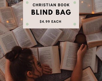 SURPRISE / MYSTERY Christian Book Box | Book Gift Box | Faith Book | Blind Date With A Book | Christian Gifts | Devotional Books | Book Box