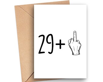 Funny 30th Birthday Card, 30th Birthday Card, 30 Year Old Birthday Card, Card For 30 Year Old, Turning 30 Card, Rude 30th Birthday Card