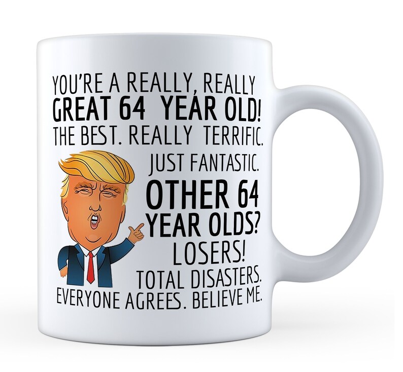 64th Birthday Gift 64th Birthday Mug 64 Year Old Birthday Etsy