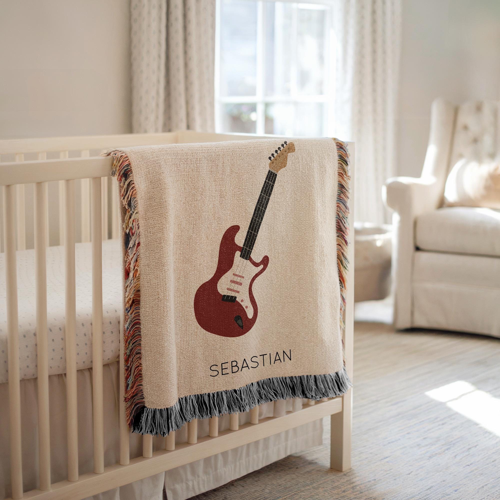Guitar Baby Blanket Australia
