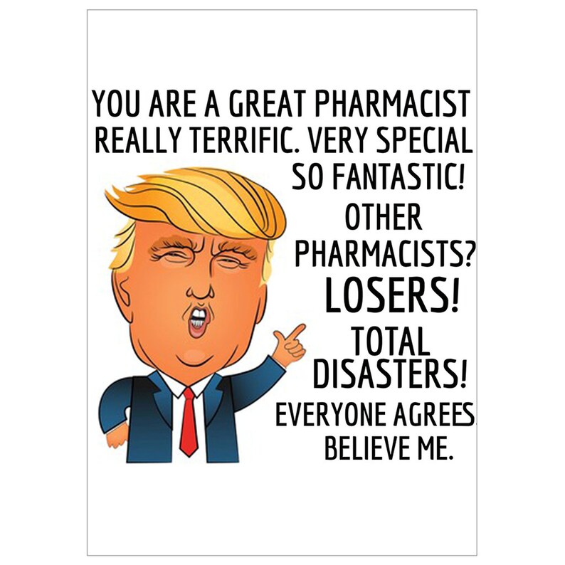 Pharmacist Birthday Card Graduation Card Pharmacist Funny Etsy