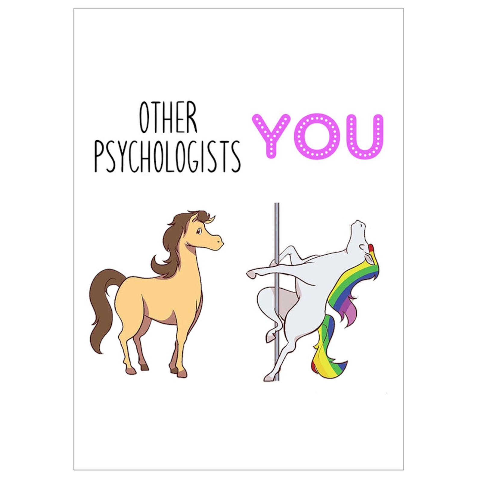 Psychologist Birthday Card Graduation Card Psychologist Etsy