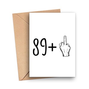 Funny 90th Birthday Card, 90th Birthday Card, 90 Year Old Birthday Card, Card For 90 Year Old, Turning 90 Card, Rude 90th Birthday Card