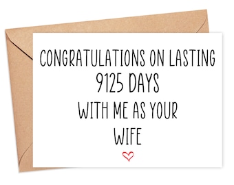 Glückwunschkarte Zum 14. Hochzeitstag Für Ehemann – Lustig, 12,7x17,8 Cm, Mit Umschlag