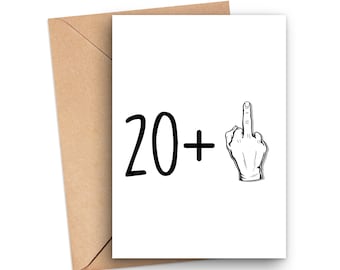 Funny 21st Birthday Card, 21st Birthday Card, 21 Year Old Birthday Card, Card For 21 Year Old, Turning 21 Card, Rude 21st Birthday Card