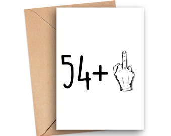 Funny 55th Birthday Card, 55th Birthday Card, 55 Year Old Birthday Card, Card For 55 Year Old, Turning 55 Card, Rude 55th Birthday Card
