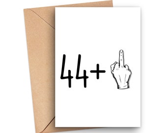 Funny 45th Birthday Card, 45th Birthday Card, 45 Year Old Birthday Card, Card For 45 Year Old, Turning 45 Card, Rude 45th Birthday Card