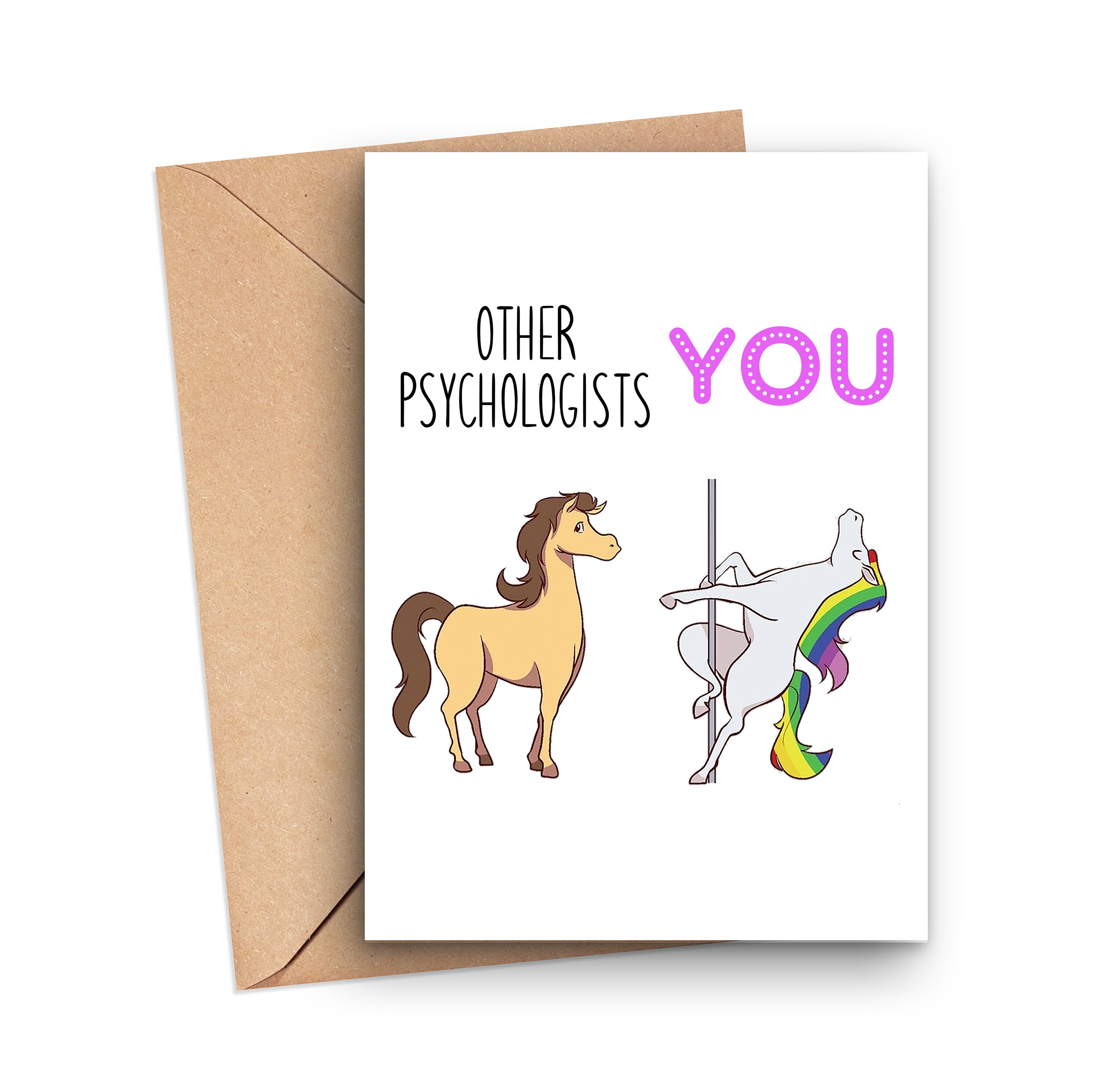 Psychologist Birthday Card Graduation Card Psychologist Etsy