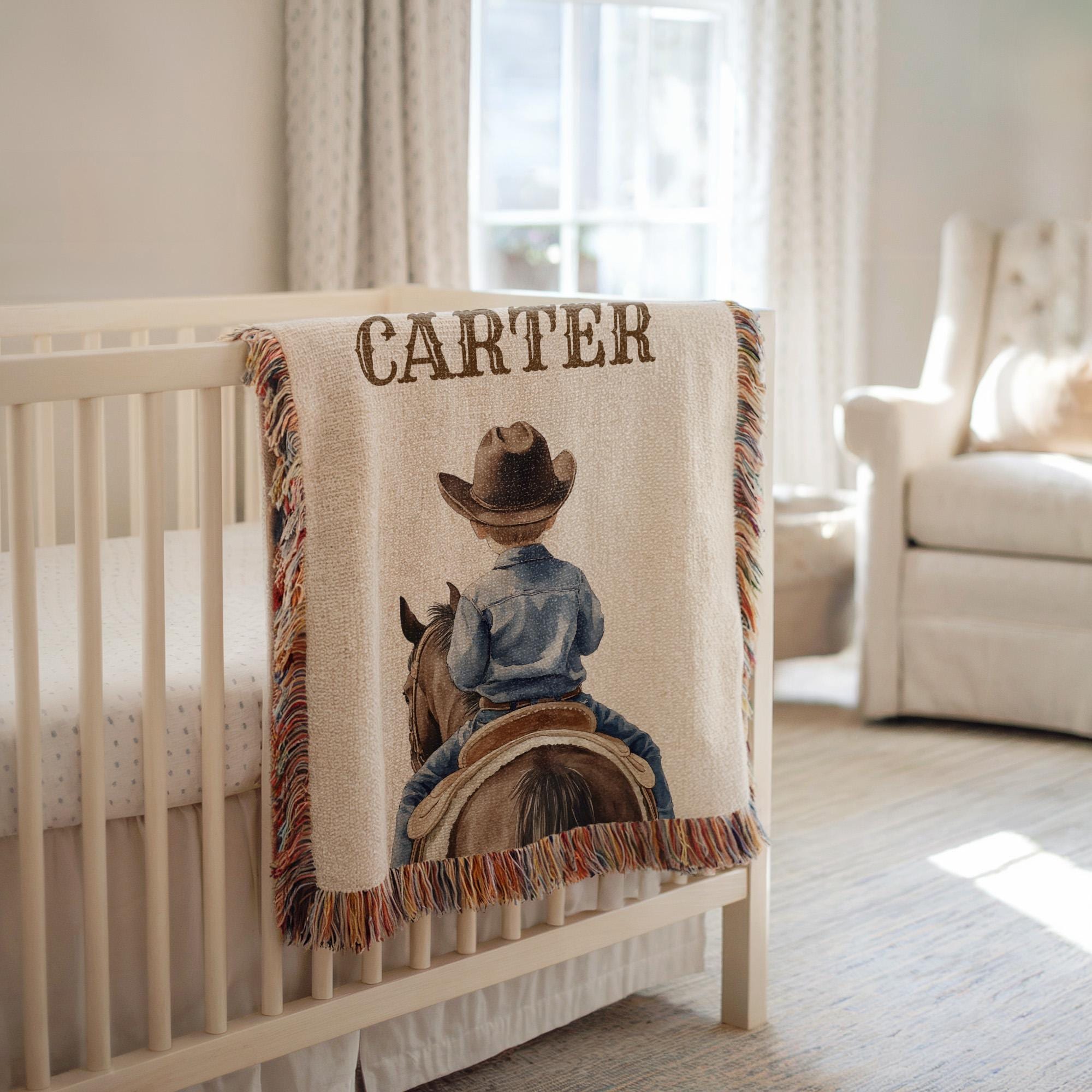 Western Baby Boy Nursery Country Themed Baby Room Baby Crib Bedding
