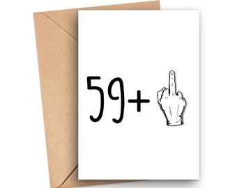 Funny 60th Birthday Card, 60th Birthday Card, 60 Year Old Birthday Card, Card For 60 Year Old, Turning 60 Card, Rude 60th Birthday Card