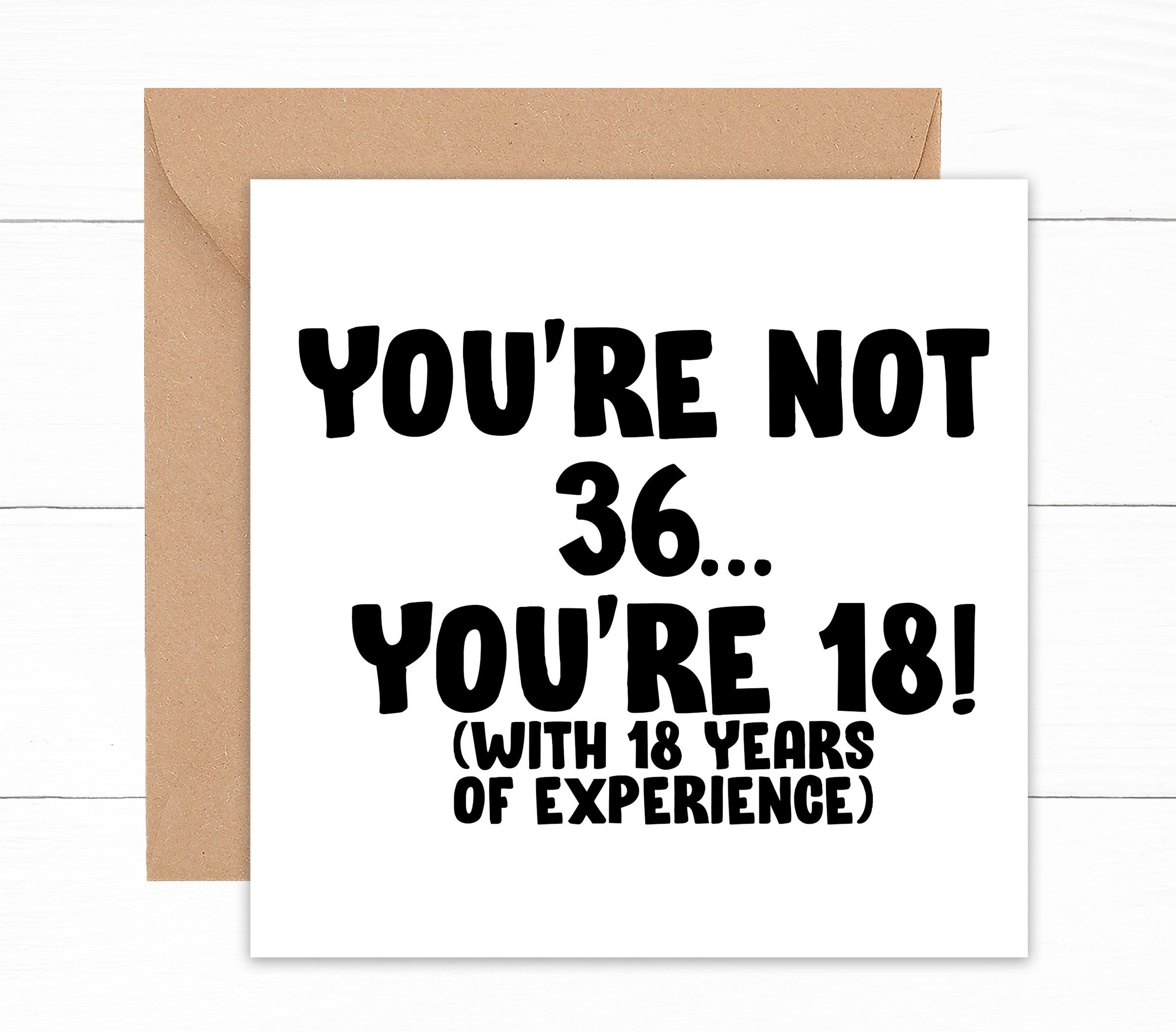 you-re-not-36-funny-36th-birthday-card-36th-birthday-etsy