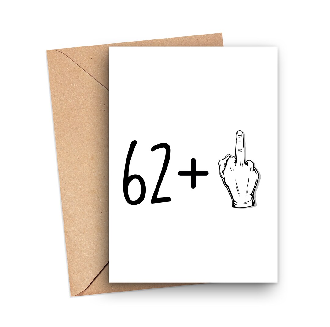Funny 63rd Birthday Card, 63rd Birthday Card, 63 Year Old Birthday Card ...