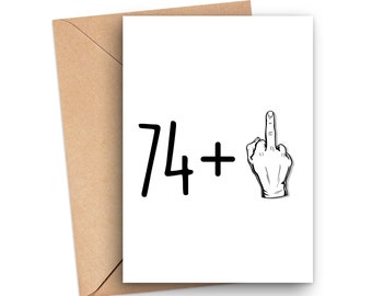 Funny 75th Birthday Card, 75th Birthday Card, 75 Year Old Birthday Card, Card For 75 Year Old, Turning 75 Card, Rude 75th Birthday Card