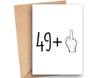 Funny 50th Birthday Card, 50th Birthday Card, 50 Year Old Birthday Card, Card For 50 Year Old, Turning 50 Card, Rude 50th Birthday Card