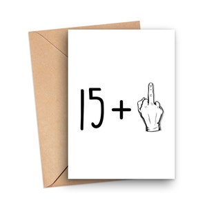 Funny 16th Birthday Card, 16th Birthday Card, 16 Year Old Birthday Card, Card For 16 Year Old, Turning 16 Card, Rude 16th Birthday Card