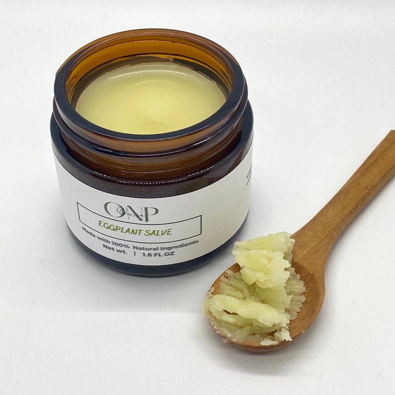 Eggplant Salve for Scars, Eczema, Skin Disorders, Vegan Skin Care Etsy
