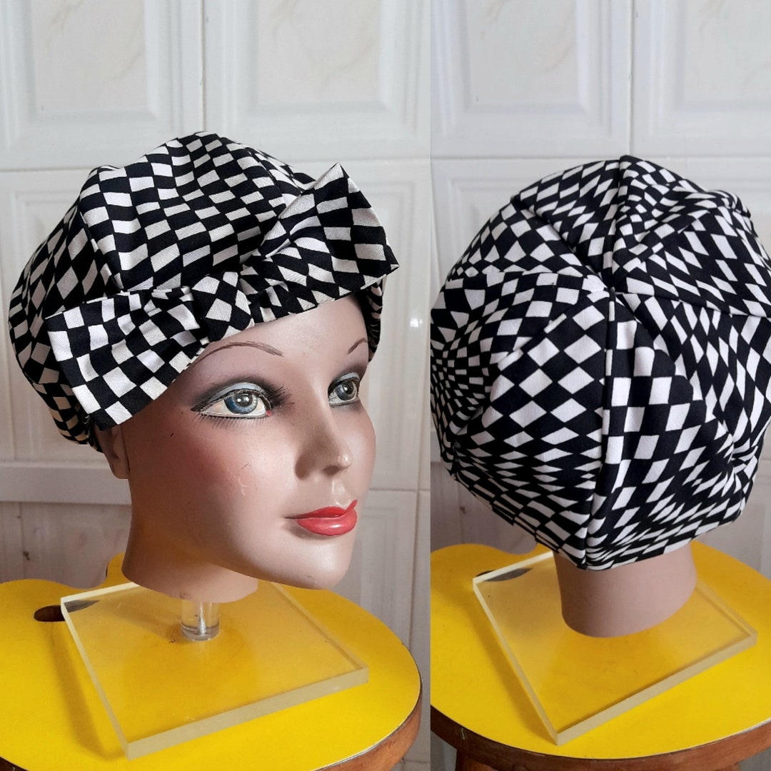 vintage-60-s-70-s-black-and-white-trompe-d-oeil-etsy