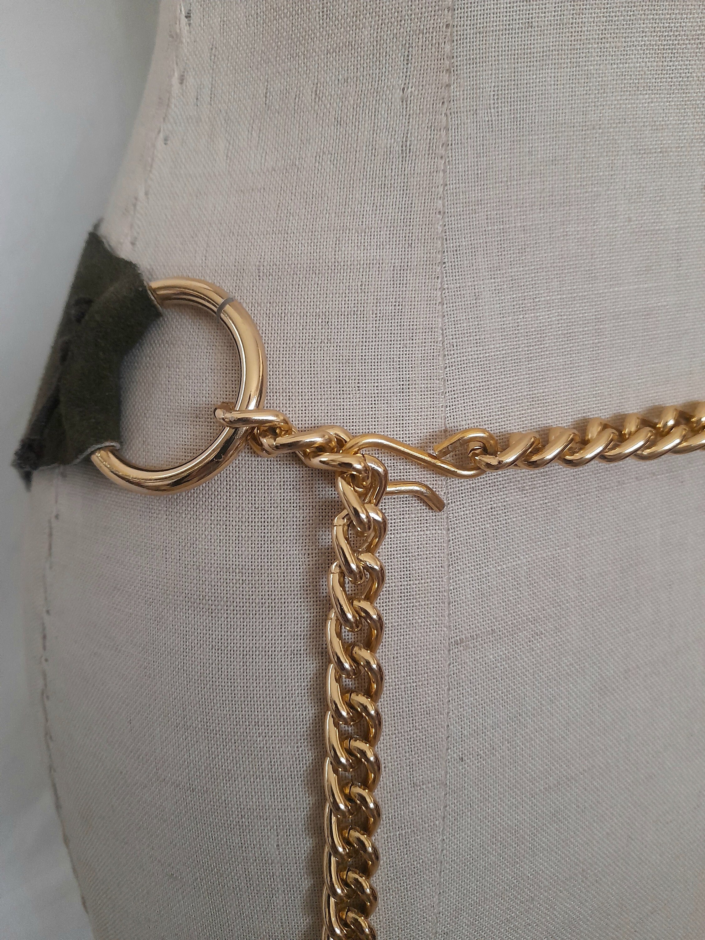 Vtg 70s Boho Bohemian Hippie Suede Brass Loops Belt 1970s Wide Grommet Double Prong Buckle Burgundy Suede  main image 4