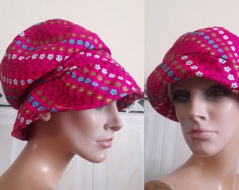 Vintage 60's Elegante Traje Hecho Acetato Cloche Sombrero, Sombrero de Verano