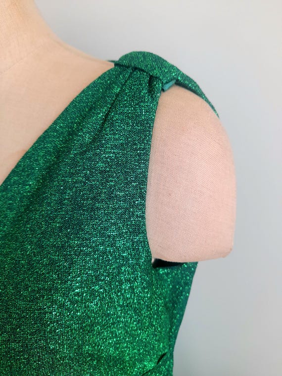 Vintage 70's Bright Green Lurex Maxi Dress, Costume Made, Cocktail Dress,party  Dress - Etsy Ireland