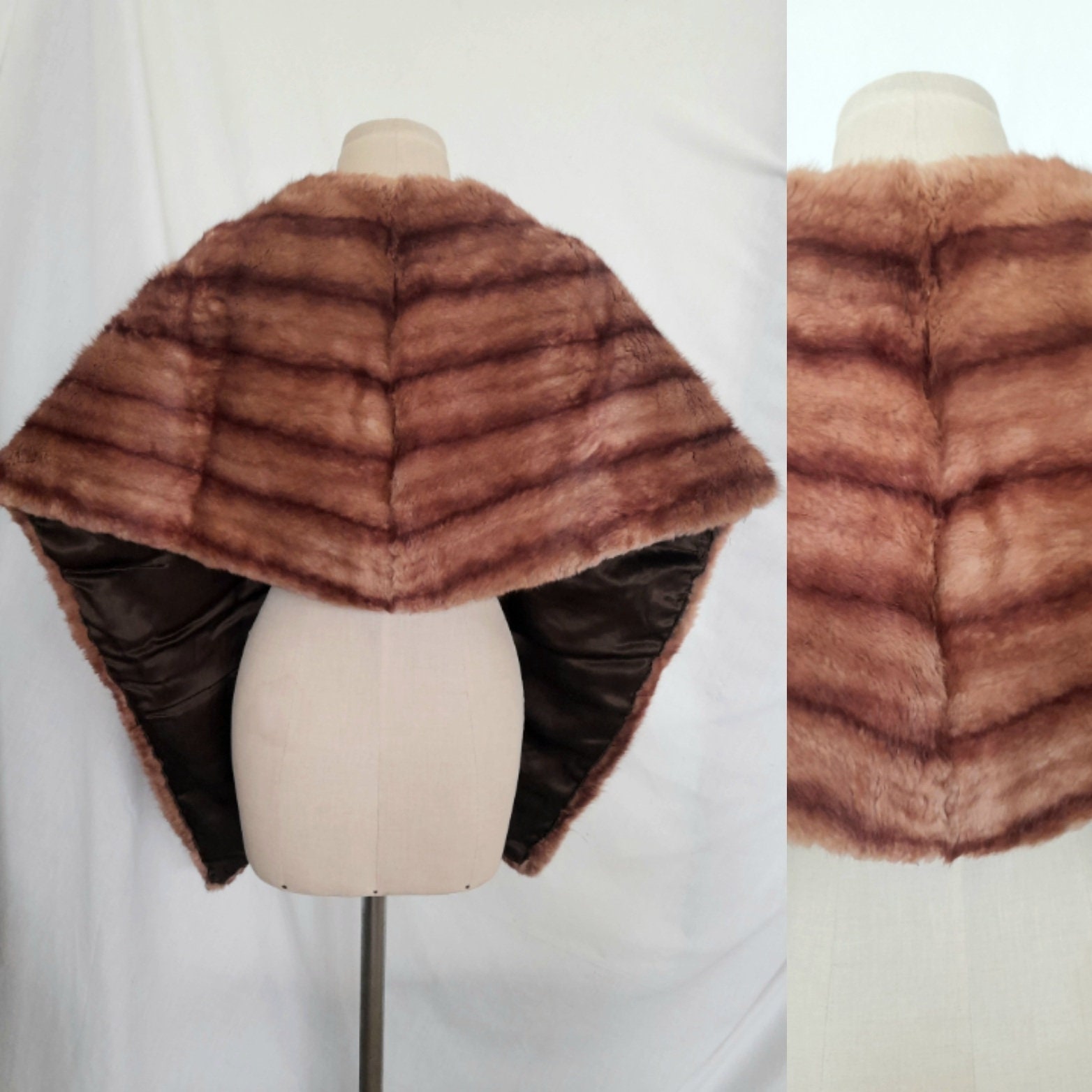 paromino mink 聳え cape stole／ミンク