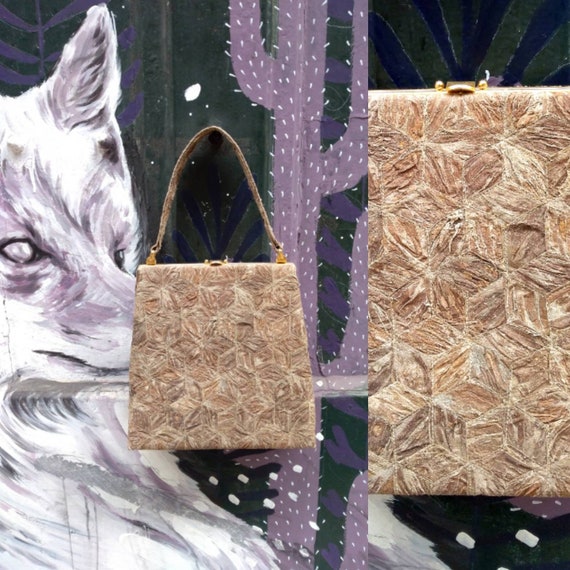 Original Vintage Bark Top Handle Bag from the 195