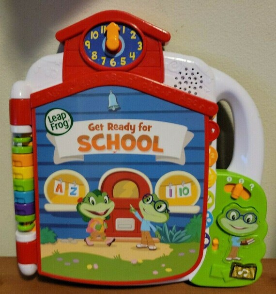 Leapfrog Tad S Get Ready For School Interactive Book Leap Etsy
