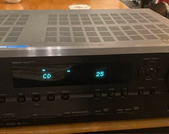 Onkyo tx SR504 7.1-Kanal-75 Watt-Stereo-Decoder - Getestet Keine Fernbedienung